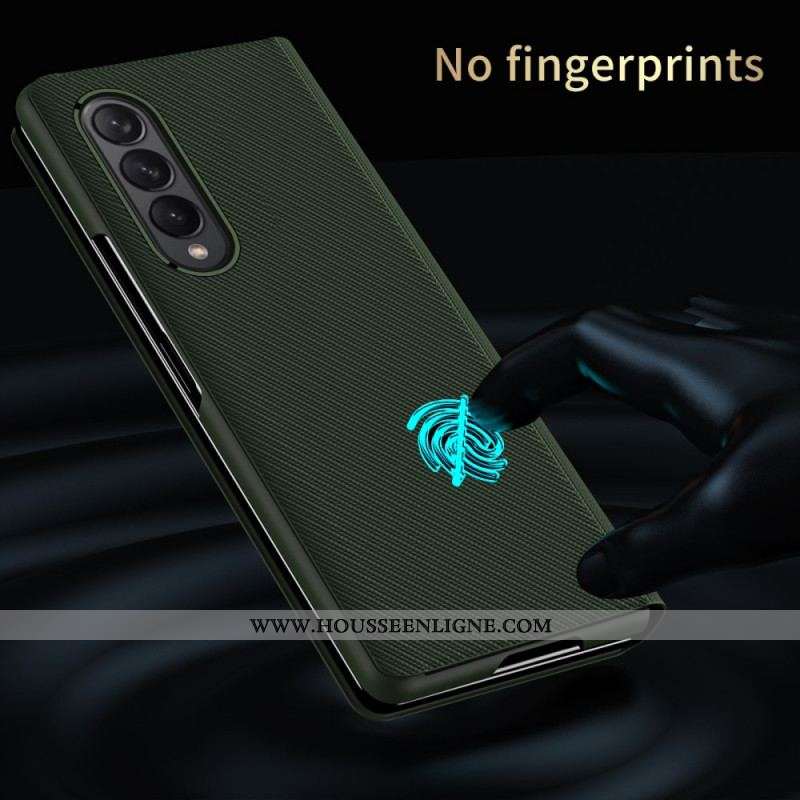 Flip Cover Samsung Galaxy Z Fold 3 5G Fibre Carbone Stylée
