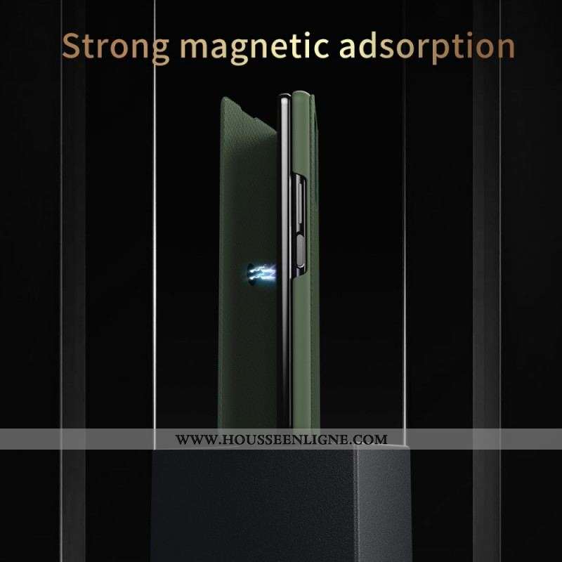 Flip Cover Samsung Galaxy Z Fold 3 5G Fibre Carbone Stylée