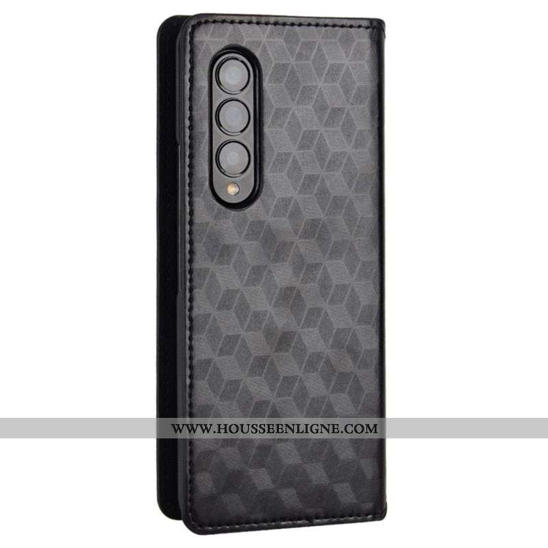 Flip Cover Samsung Galaxy Z Fold 4 Cube 3D