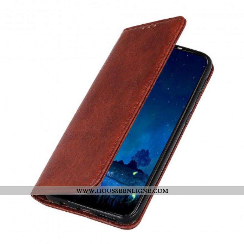 Flip Cover Sony Xperia 1 III Cuir Fendu Texturé