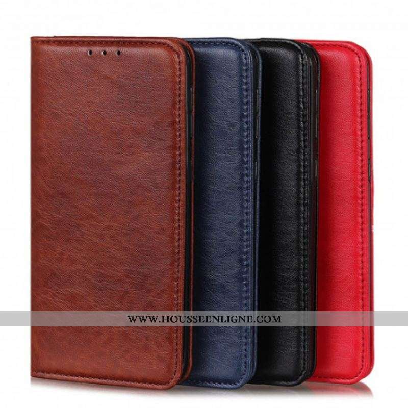 Flip Cover Sony Xperia 1 III Cuir Fendu Texturé
