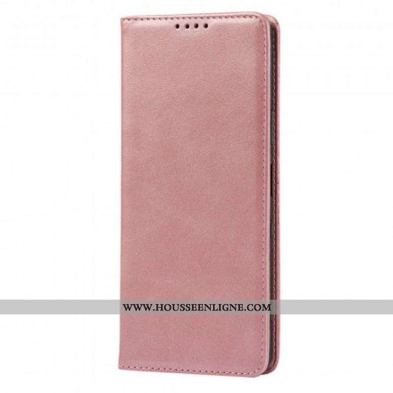 Flip Cover Sony Xperia 1 III Cuir Véritable Classique
