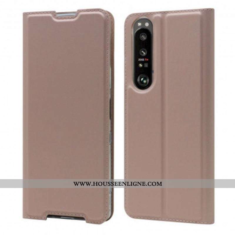 Flip Cover Sony Xperia 1 III Fermoir Magnétique
