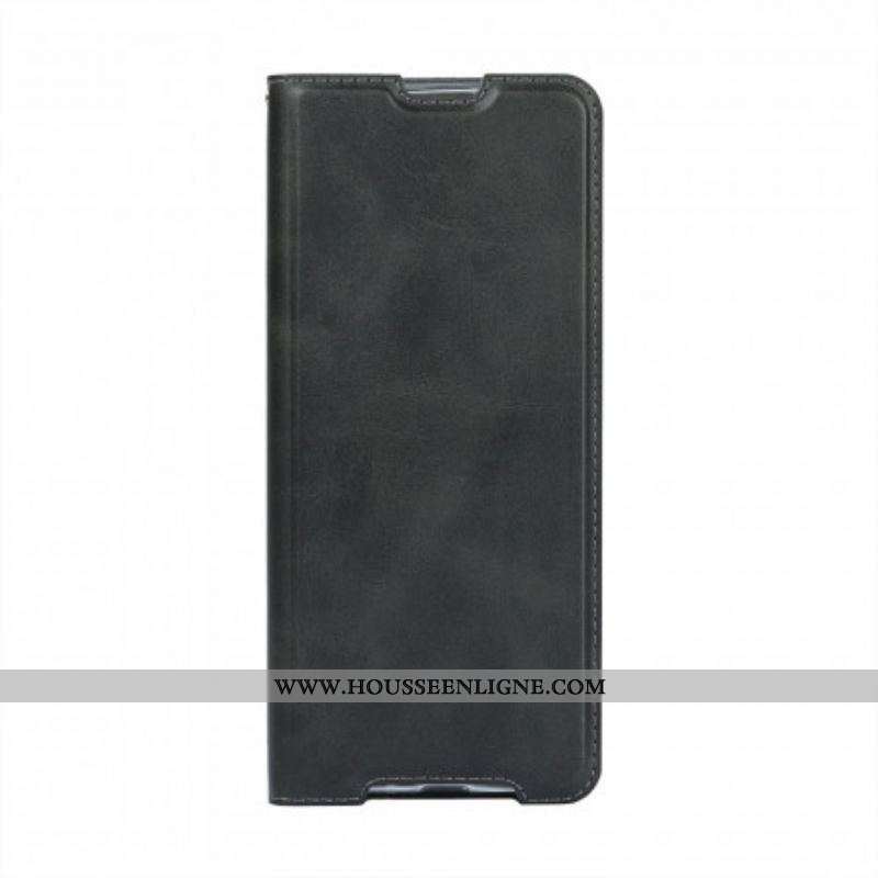 Flip Cover Sony Xperia 1 III Simili Cuir Classe à Lanière