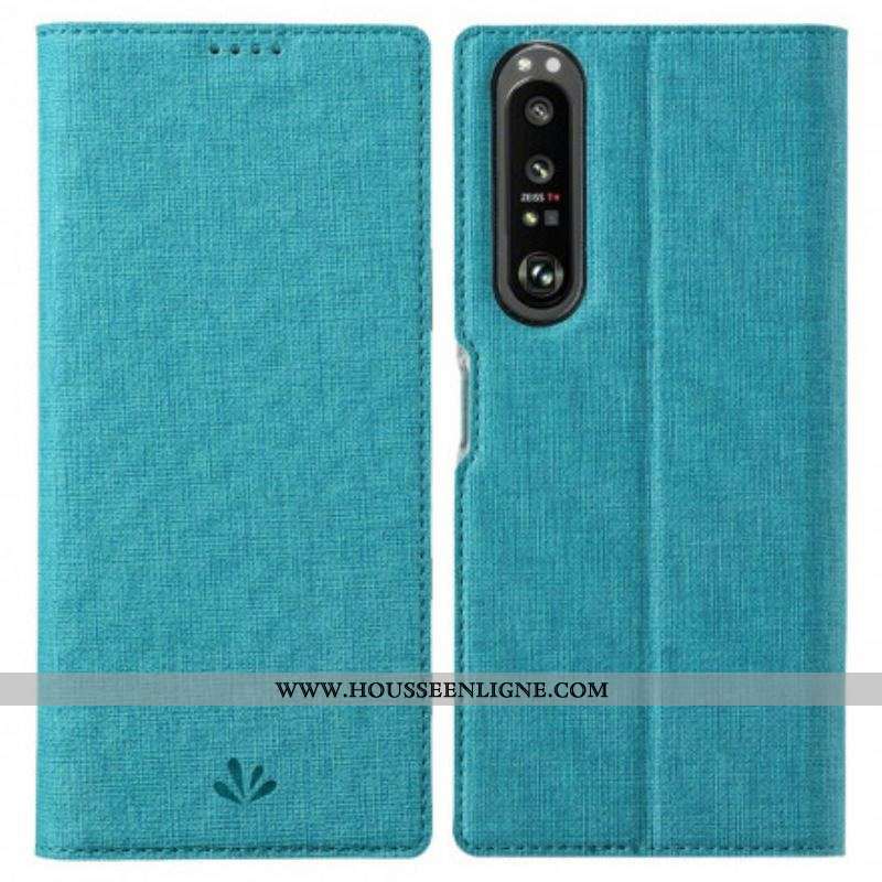Flip Cover Sony Xperia 1 III Texturée VILI DMX