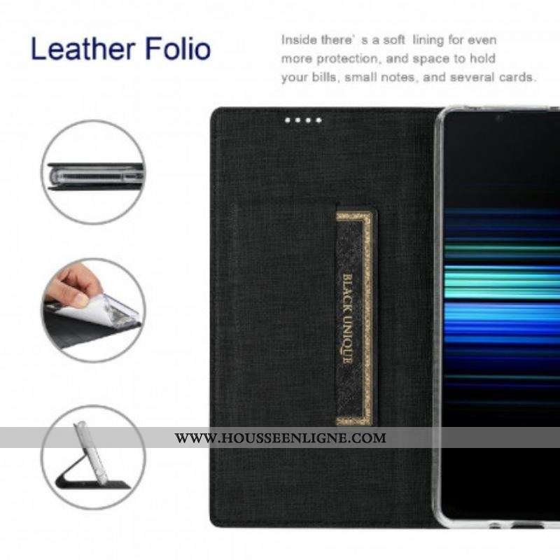 Flip Cover Sony Xperia 1 III Texturée VILI DMX