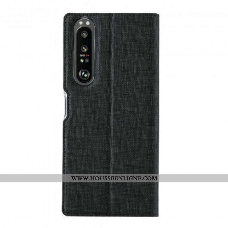 Flip Cover Sony Xperia 1 III Texturée VILI DMX