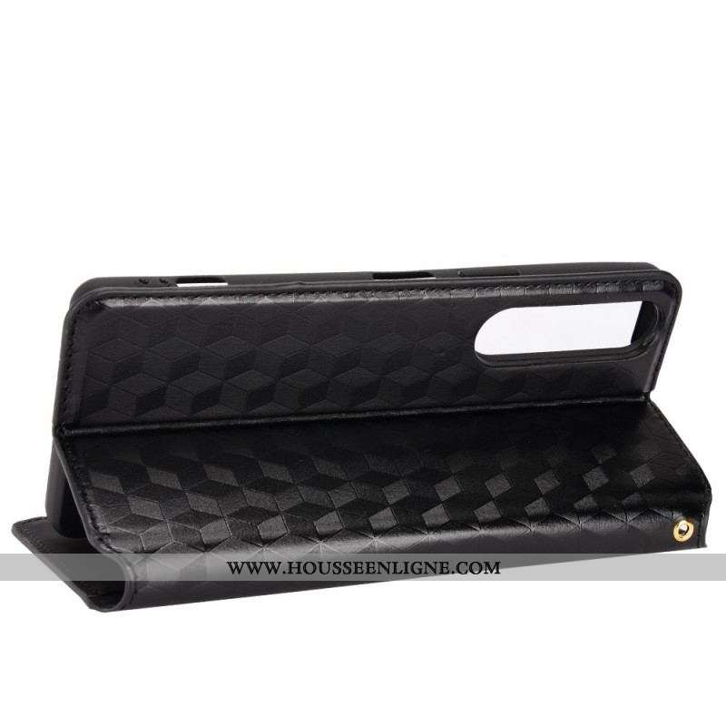 Flip Cover Sony Xperia 1 IV Cubes 3D