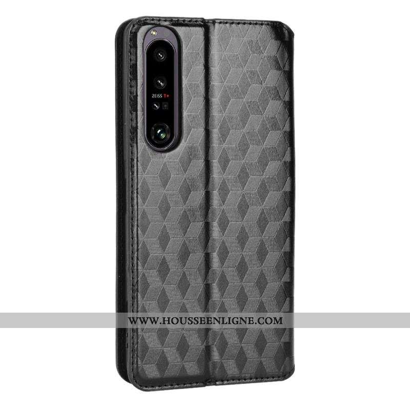 Flip Cover Sony Xperia 1 IV Cubes 3D