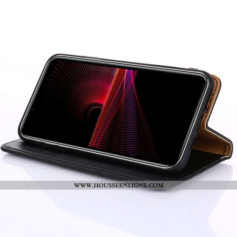 Flip Cover Sony Xperia 1 IV Rivet Décoratif