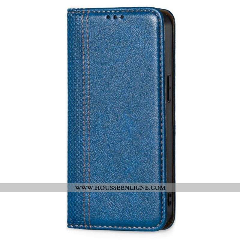 Flip Cover Sony Xperia 1 IV Simili Cuir Vintage