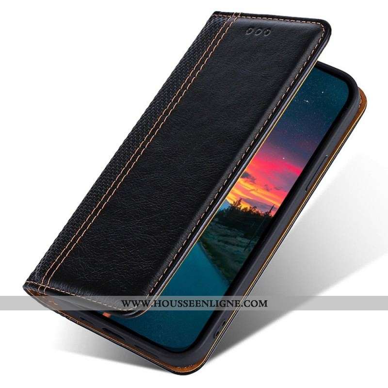 Flip Cover Sony Xperia 1 IV Simili Cuir Vintage
