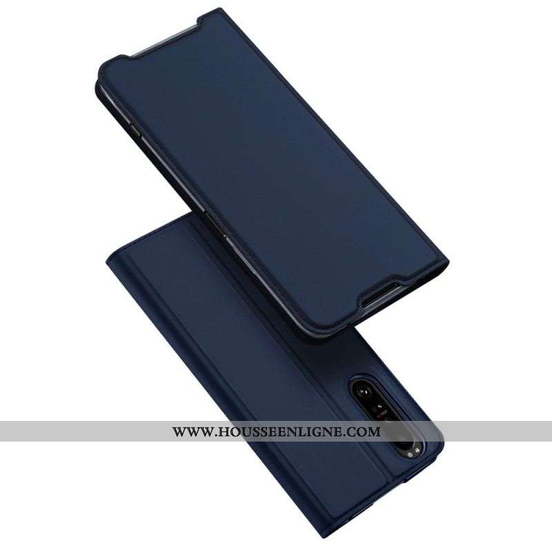 Flip Cover Sony Xperia 1 IV Skin Pro Series Dux Ducis