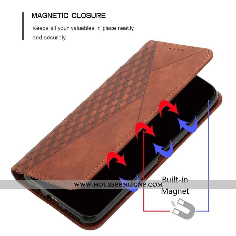 Flip Cover Sony Xperia 1 IV Style Cuir Motif 3D