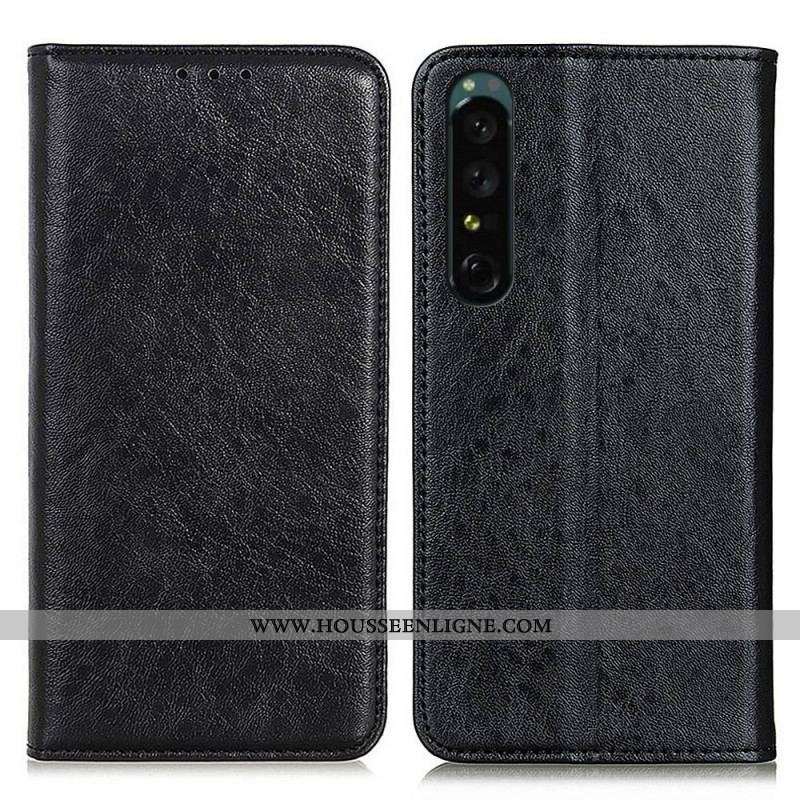 Flip Cover Sony Xperia 1 IV Texturée
