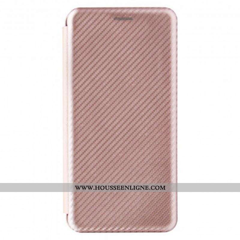 Flip Cover Sony Xperia 10 III Silicone Carbone Coloré