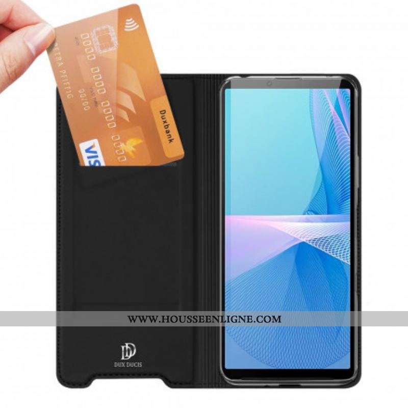 Flip Cover Sony Xperia 10 III Skin Pro DUX DUCIS