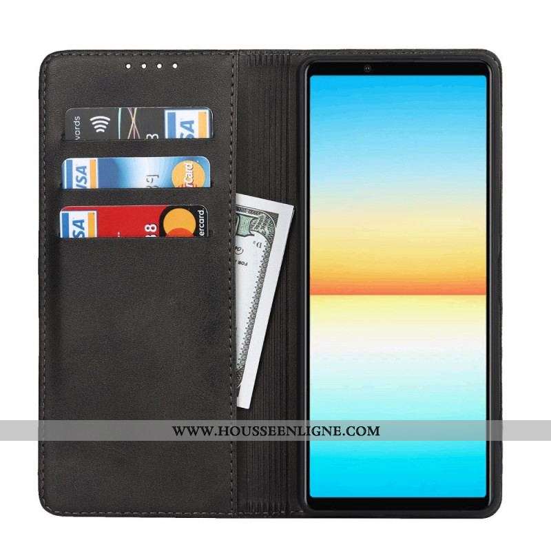Flip Cover Sony Xperia 10 IV Design Classique