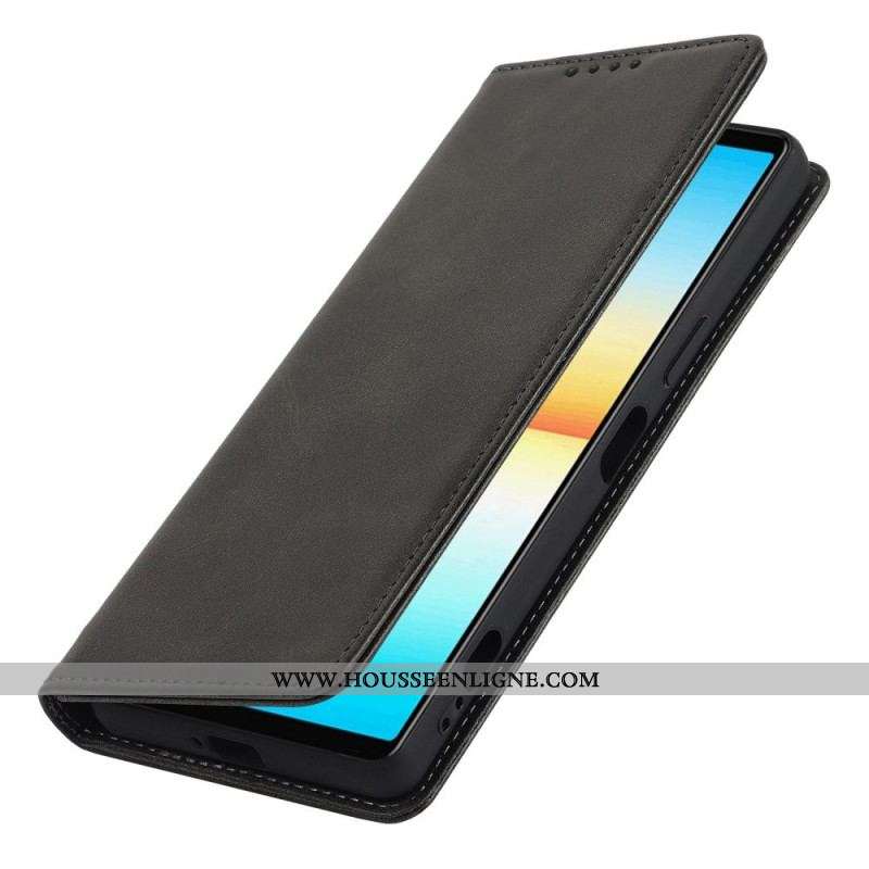 Flip Cover Sony Xperia 10 IV Design Classique
