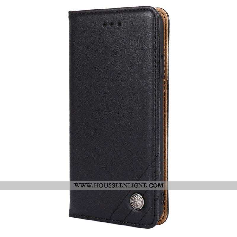 Flip Cover Sony Xperia 10 IV Simili Cuir Rivet Décoratif