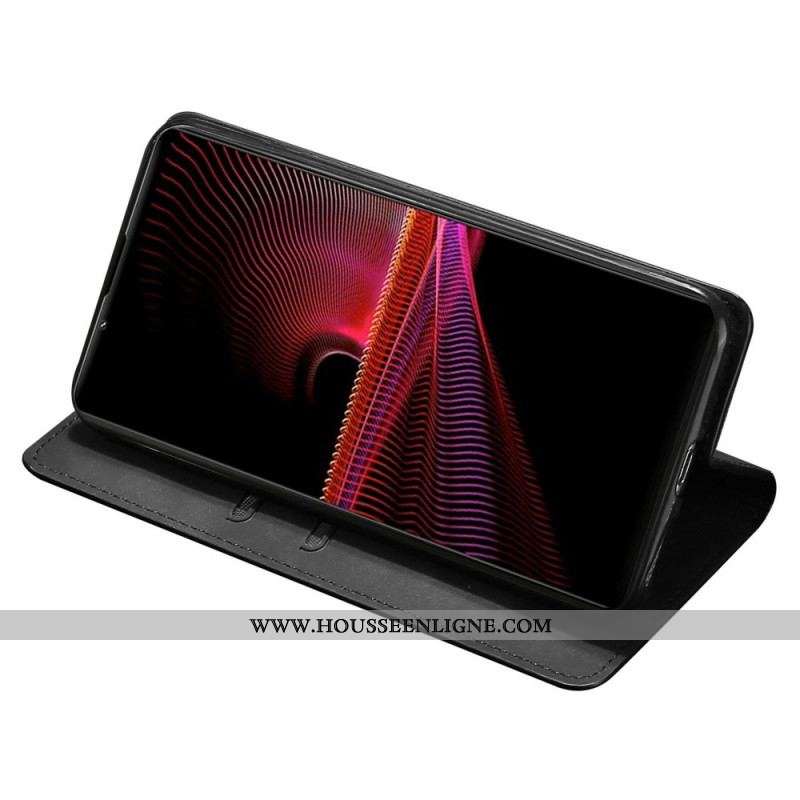 Flip Cover Sony Xperia 10 IV Style Classique
