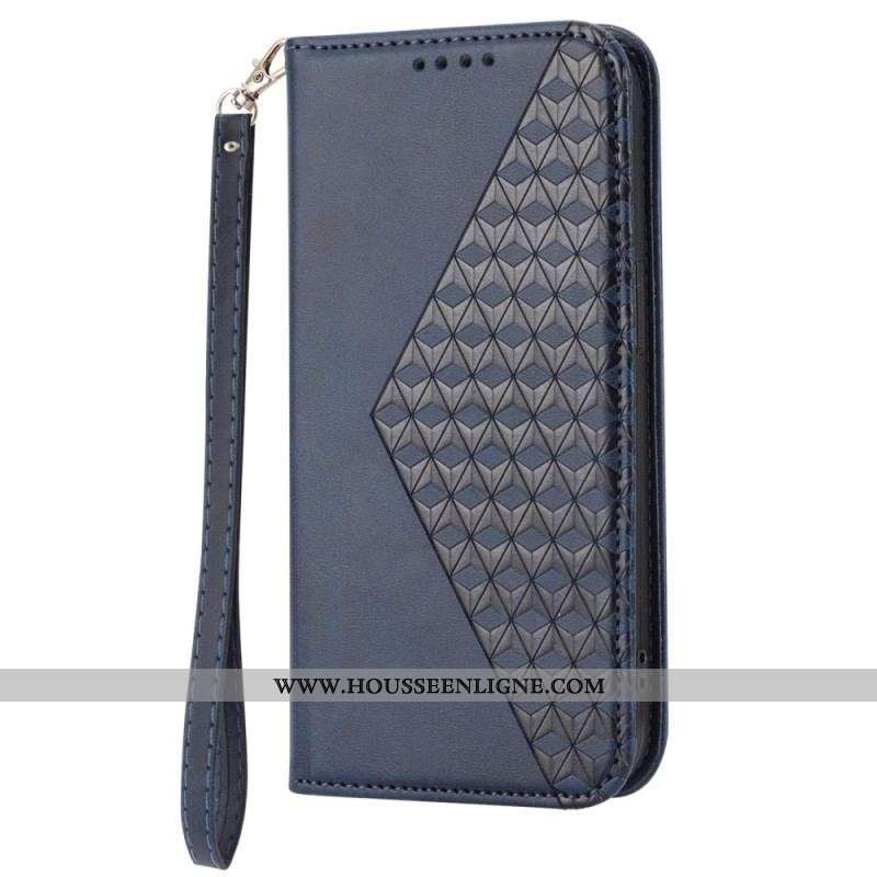 Flip Cover Sony Xperia 10 IV Style Cuir Motif 3D avec Lanière