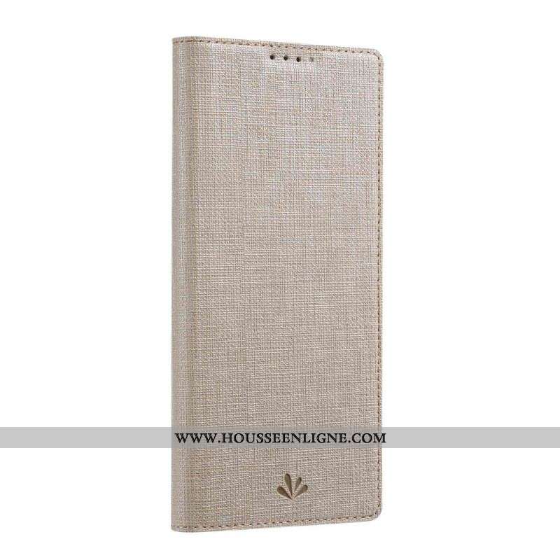 Flip Cover Sony Xperia 10 IV Texture Tissu VILI
