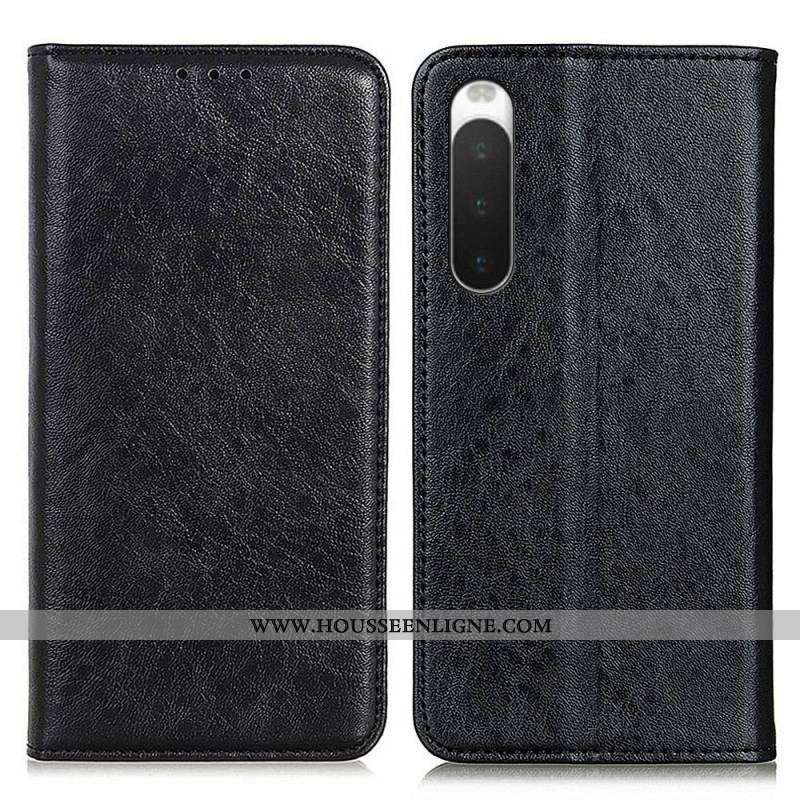 Flip Cover Sony Xperia 10 IV Texturée