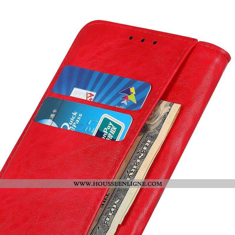 Flip Cover Sony Xperia 5 II Cuir Fendu Texturé