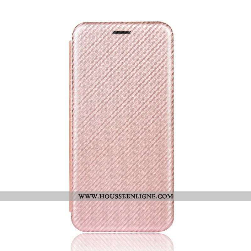 Flip Cover Sony Xperia 5 II Silicone Carbone Coloré