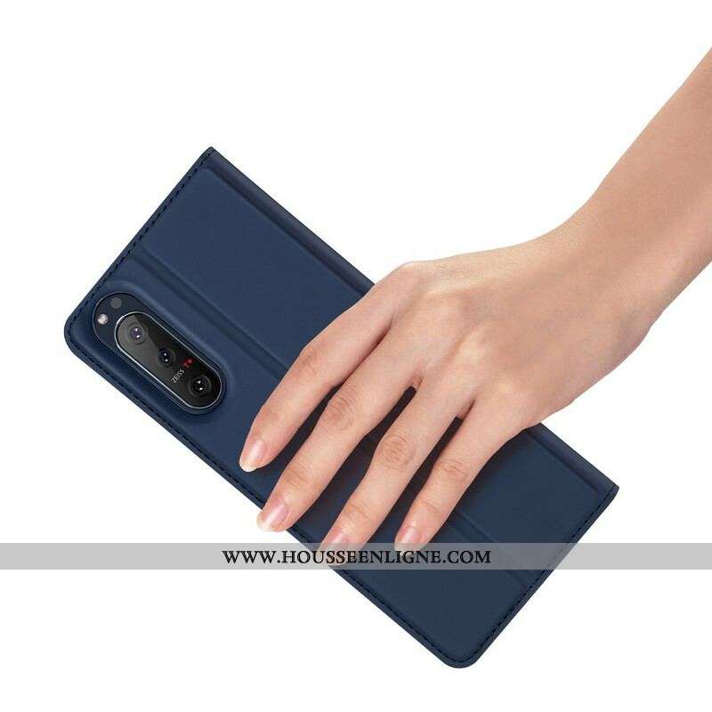 Flip Cover Sony Xperia 5 II Skin Pro DUX DUCIS