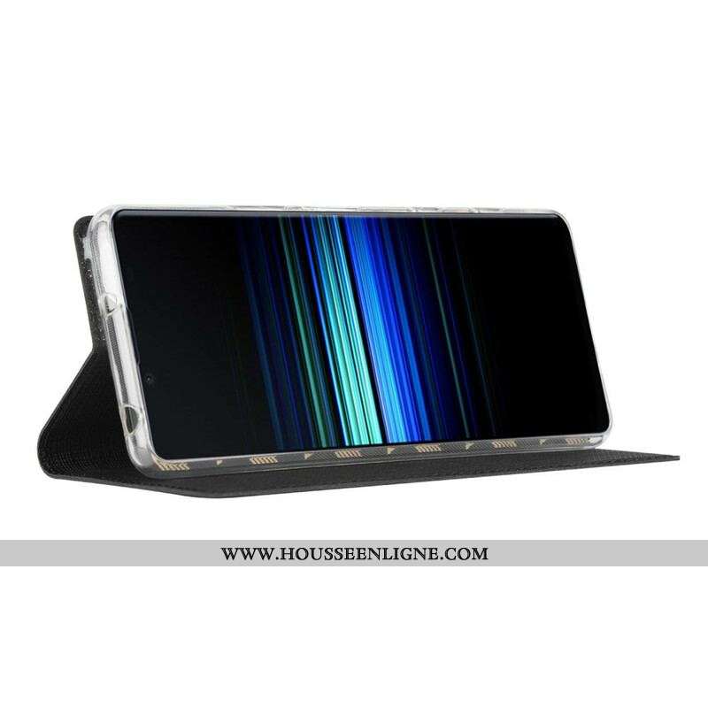 Flip Cover Sony Xperia 5 II Texturée VILI DMX