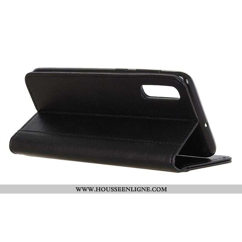 Flip Cover Sony Xperia 5 II Version Cuir Fendu