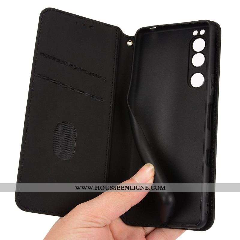 Flip Cover Sony Xperia 5 IV Texture 3D