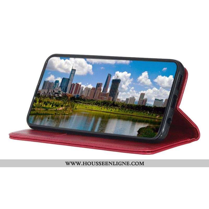 Flip Cover Sony Xperia Pro-I Cuir Litchi Fendu