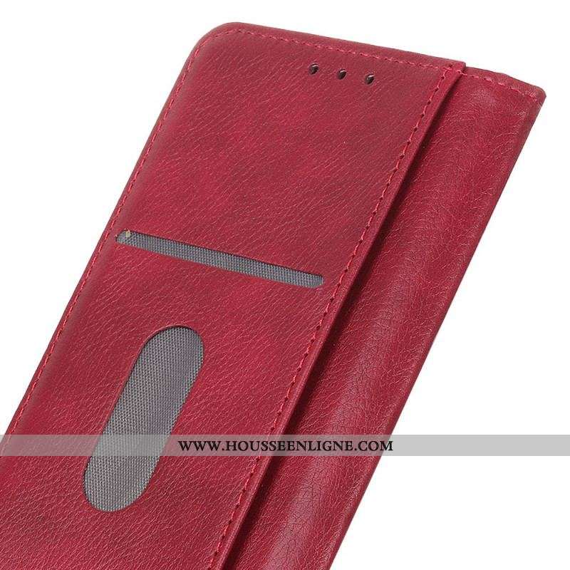 Flip Cover Sony Xperia Pro-I Cuir Litchi Fendu