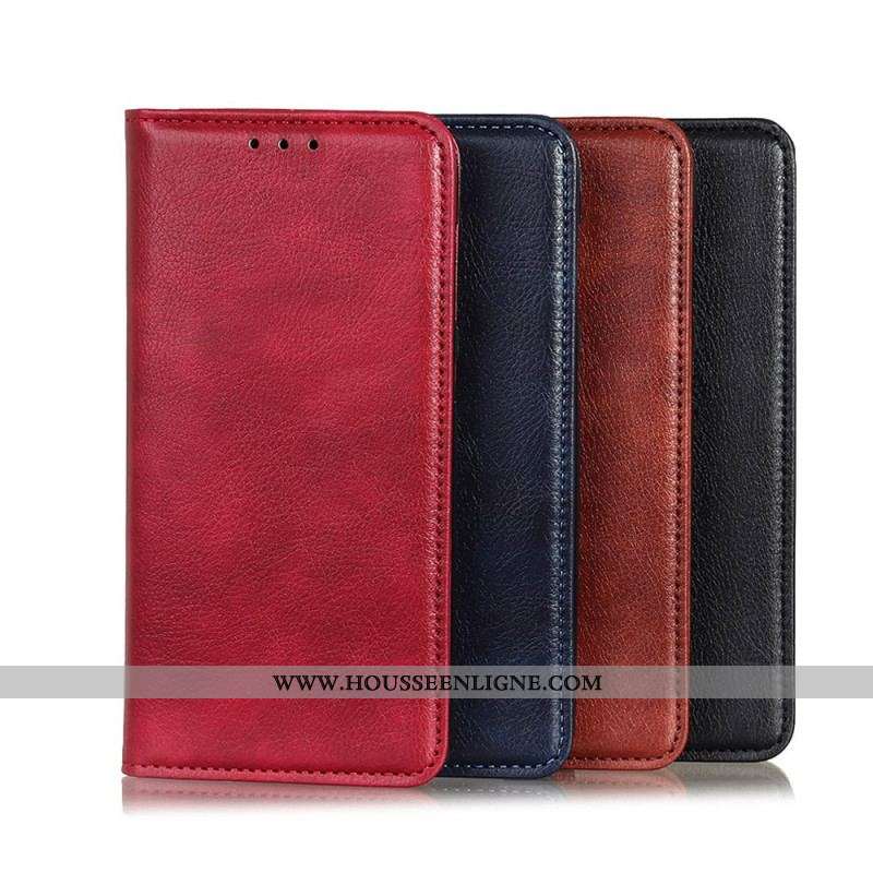 Flip Cover Sony Xperia Pro-I Cuir Litchi Fendu