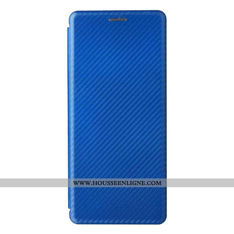 Flip Cover Sony Xperia Pro-I Fibre Carbone