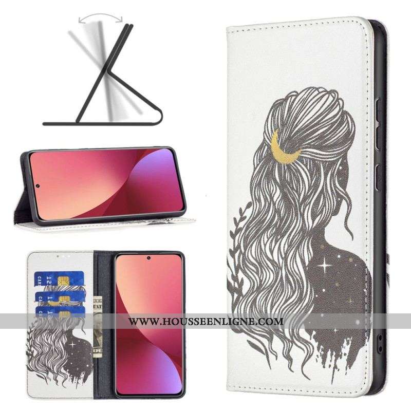 Flip Cover  Xiaomi 12 / 12X  Jolie Chevelure