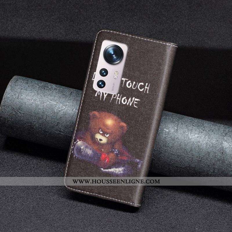 Flip Cover  Xiaomi 12 / 12X  Ours Dangereux