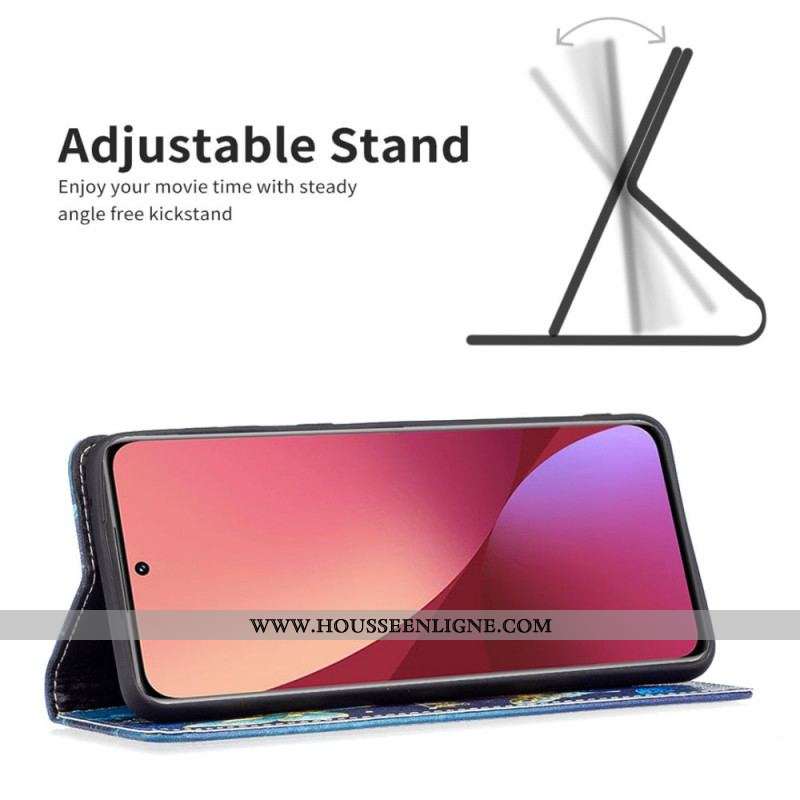 Flip Cover  Xiaomi 12 / 12X  Papillons Colorés