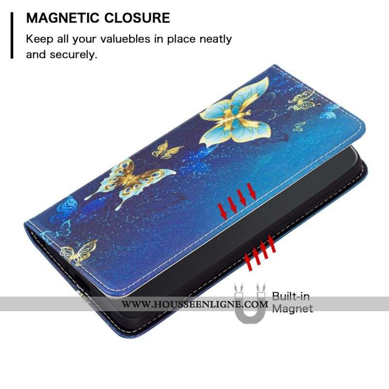 Flip Cover  Xiaomi 12 / 12X  Papillons Colorés