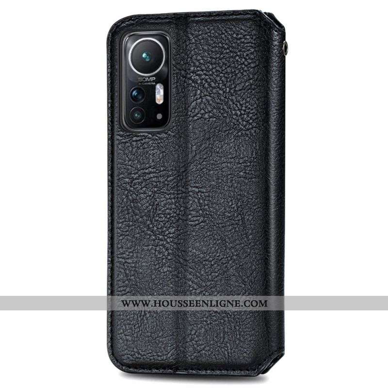 Flip Cover  Xiaomi 12 / 12X  Texture Diamant