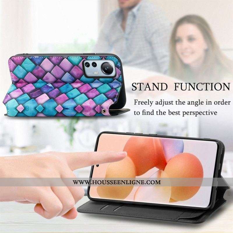 Flip Cover Xiaomi 12 Lite Design RFID Caseneo
