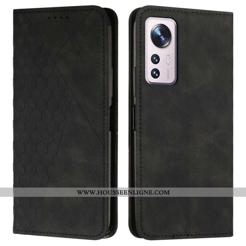 Flip Cover Xiaomi 12 Lite Style Cuir Motif 3D