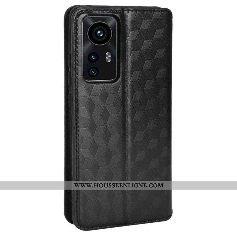 Flip Cover Xiaomi 12 Lite Texture 3D