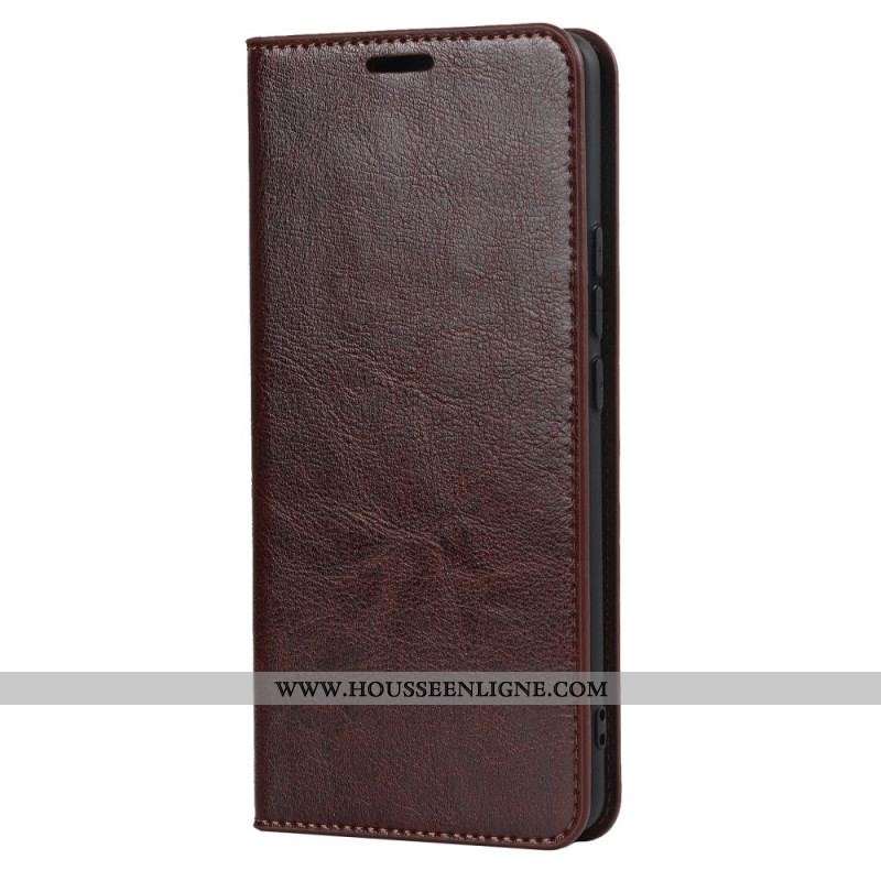 Flip Cover Xiaomi 12 Pro Cuir Véritable