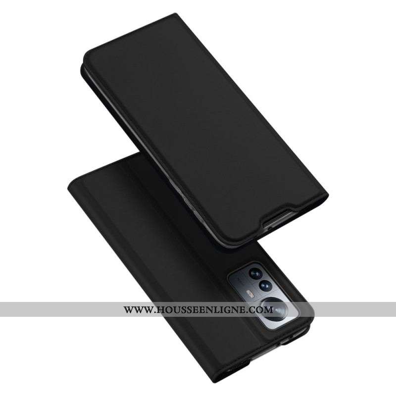 Flip Cover Xiaomi 12 Pro Skin Pro DUX DUCIS