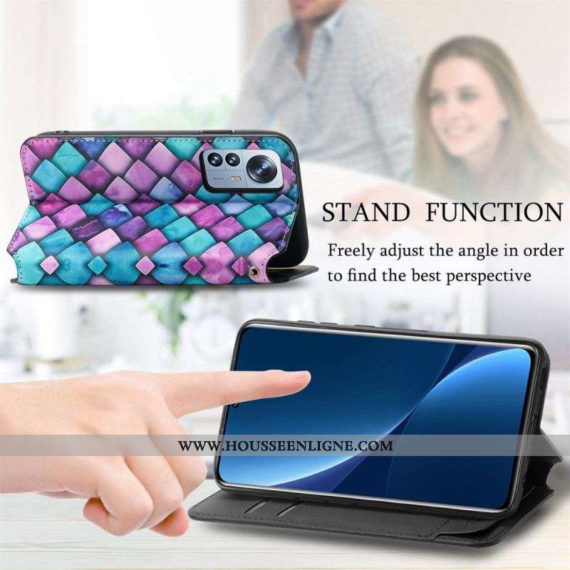 Flip Cover Xiaomi 12T / 12T Pro Design RFID Caseneo