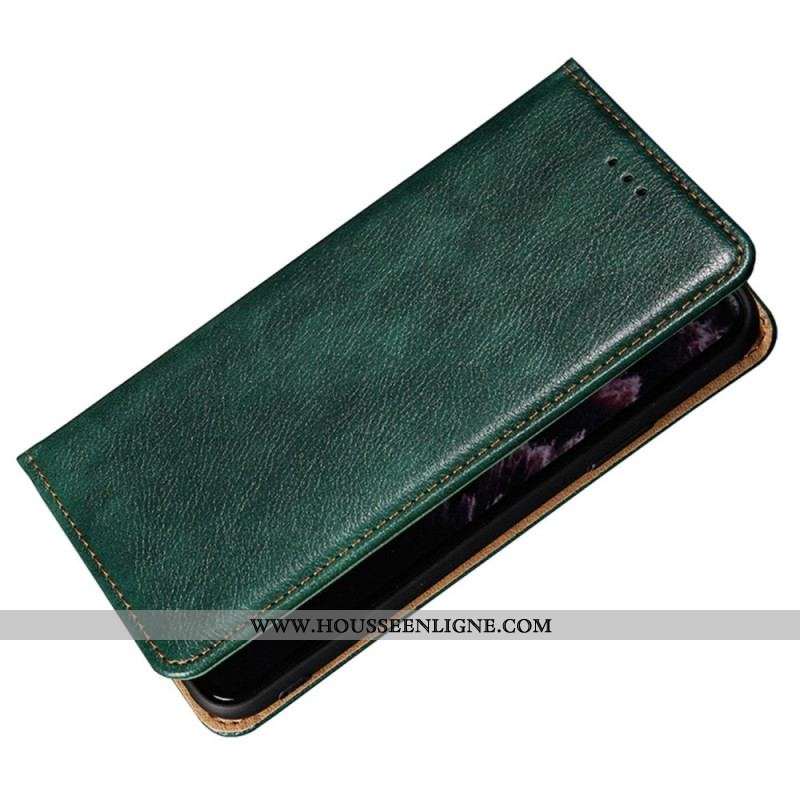 Flip Cover Xiaomi 12T / 12T Pro Effet Cuir Verni